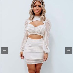 Shop hopes cream two piece set